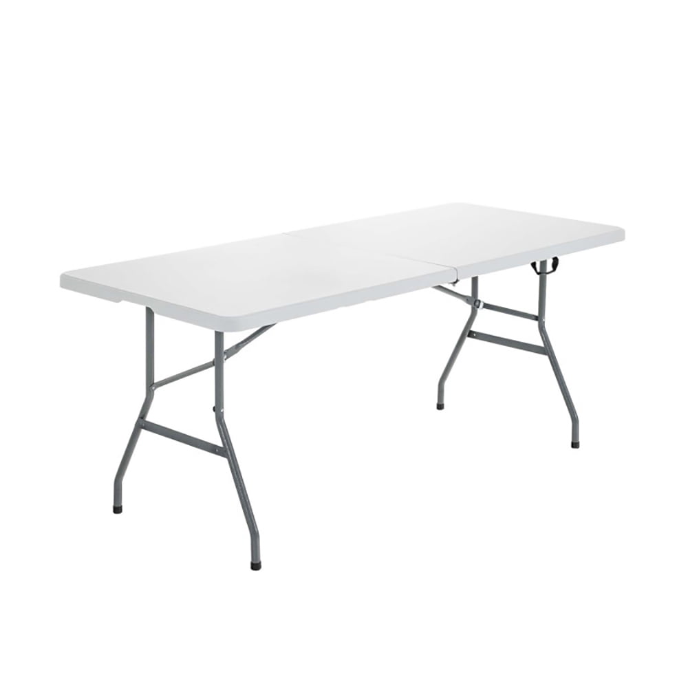 Aimee Lii Portable Folding Camping Table with Carrying Handle for Picnic, Picnic Camping Table for Family, White Aimee Lii Portable Folding Camping Table with Carrying Handle for Picnic, Picnic Camping Table for Family, White