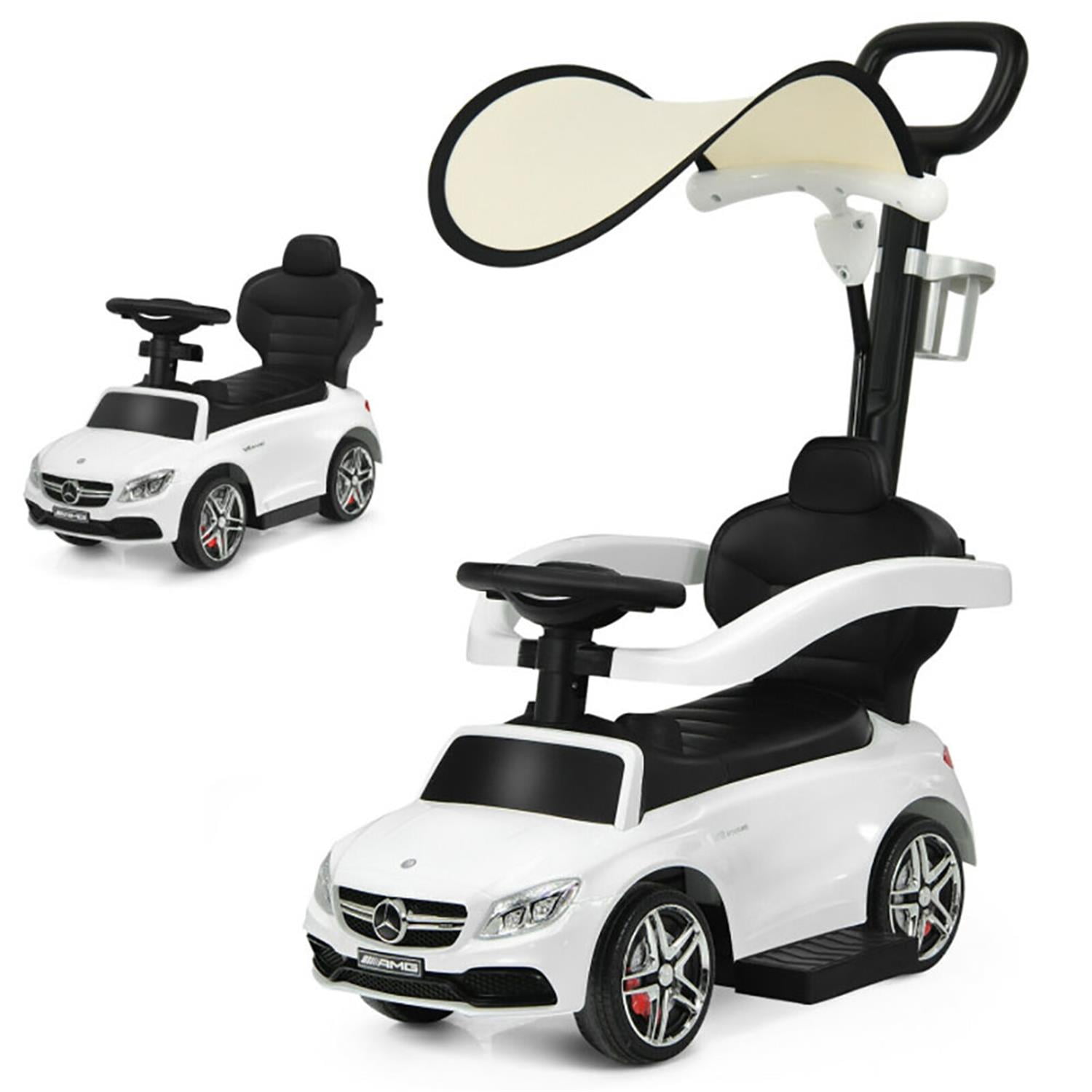 Aimee Lii Toddler Stroller Sliding Car, Kids Ride on Push Car, Toddlers 18 - 48 months, White Aimee Lii Toddler Stroller Sliding Car, Kids Ride on Push Car, Toddlers 18 - 48 months, White