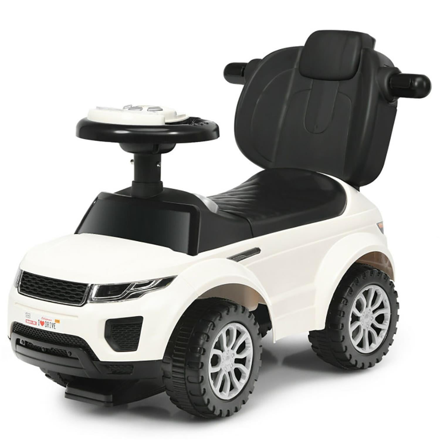 Aimee Lii Toddler Stroller Sliding Car with Music, Kids Ride on Push Car, White Aimee Lii Toddler Stroller Sliding Car with Music, Kids Ride on Push Car, White