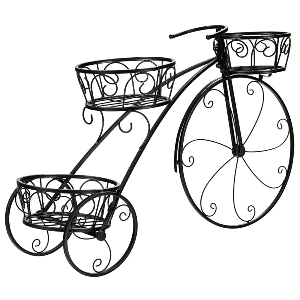 Aimee Lii Tricycle Plant Stand Flower Pot Cart Holder in Parisian Style, Planters for Outdoor Plants, Raised Planter Box, Unique Design for Garden Aimee Lii Tricycle Plant Stand Flower Pot Cart Holder in Parisian Style, Planters for Outdoor Plants, Raised Planter Box, Unique Design for Garden