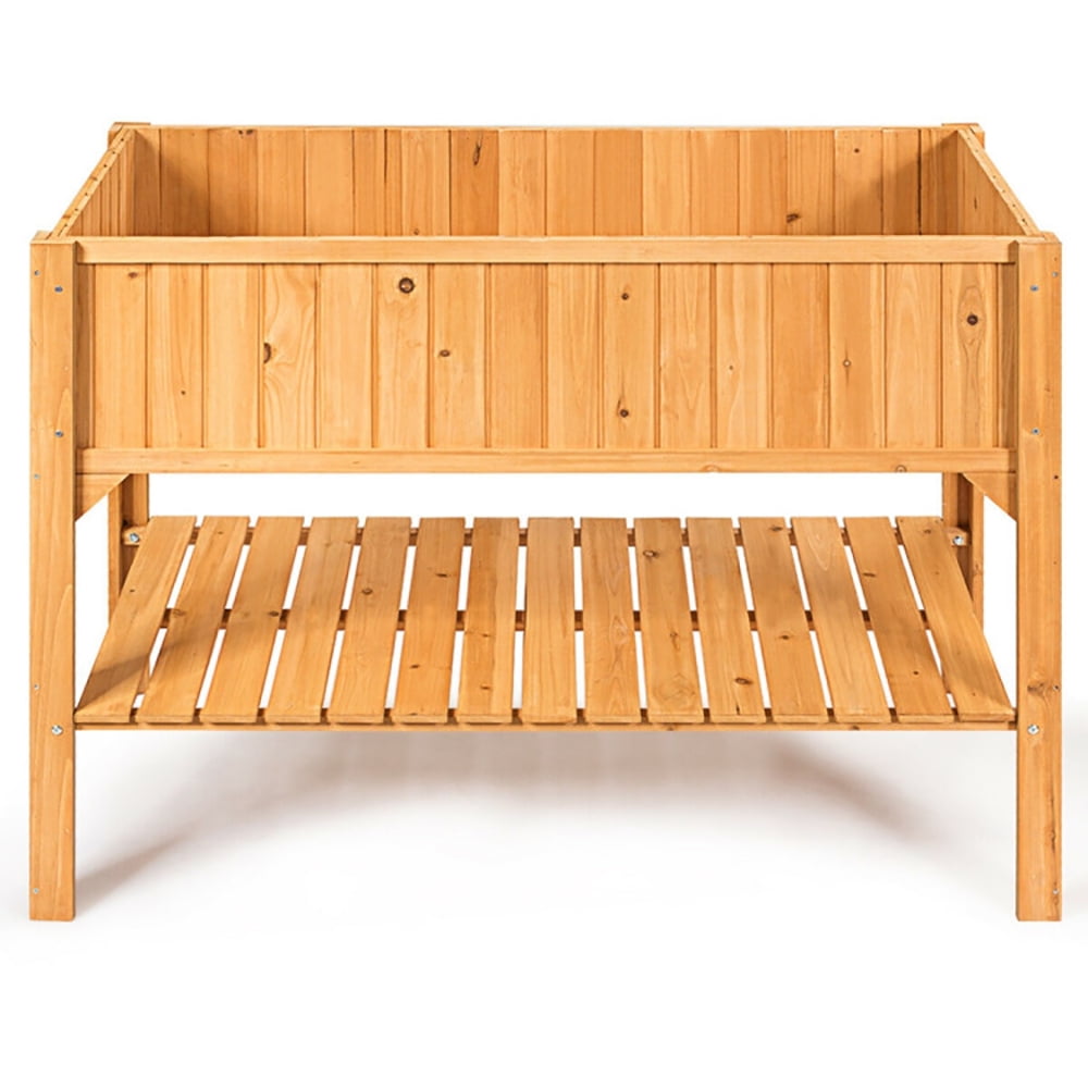 Aimee Lii Wooden Elevated Planter Box Shelf Suitable for Garden Use, Raised Beds for Yard Garden, Planters for Outdoor Plants Aimee Lii Wooden Elevated Planter Box Shelf Suitable for Garden Use, Raised Beds for Yard Garden, Planters for Outdoor Plants