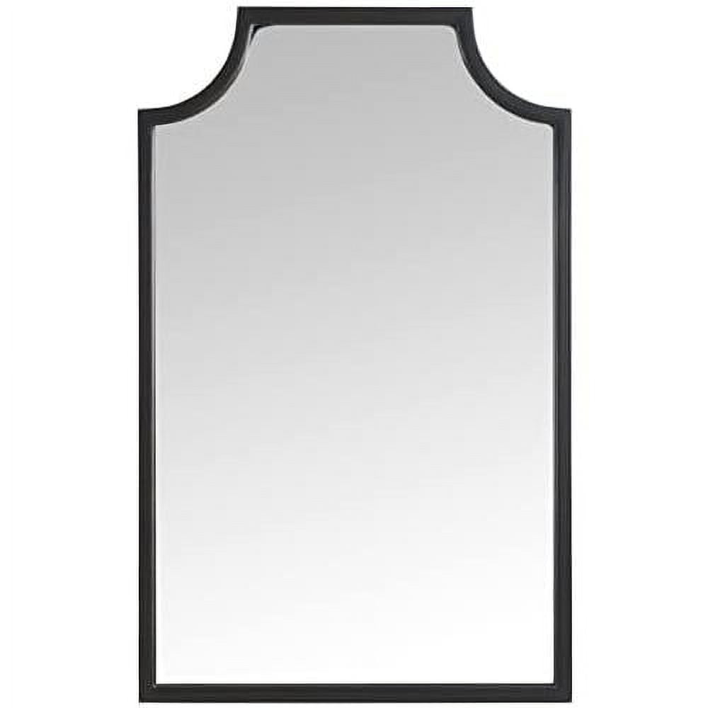 Pagoda-Styled Oil Rubbed Bronze Wall Mirror 42.5"