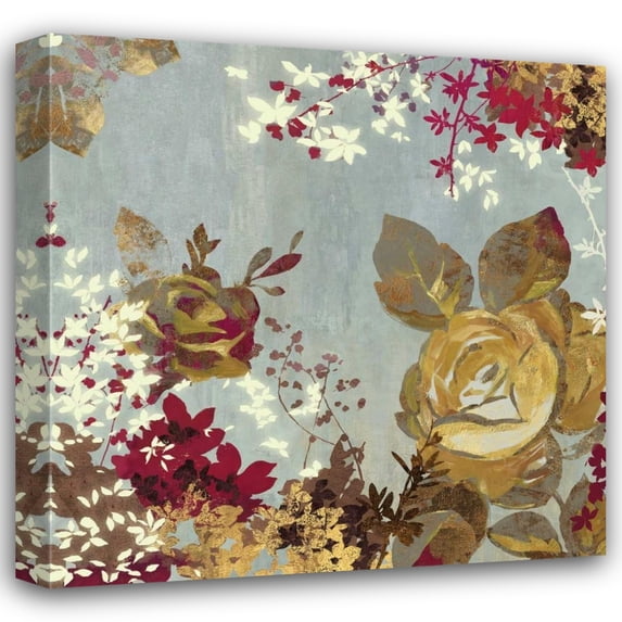 Aimee Wilson 20x20 Gallery Wrapped Canvas Wall Art Titled - Golden Roses II