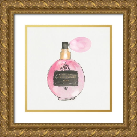 Aimee Wilson 26x26 Gold Ornate Wood Framed with Double Matting Museum Art Print Titled - Perfume Paris I