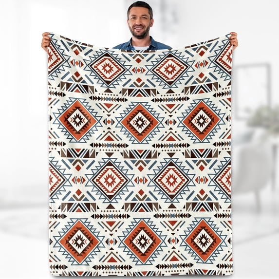Southwestern Aztec Blanket 60