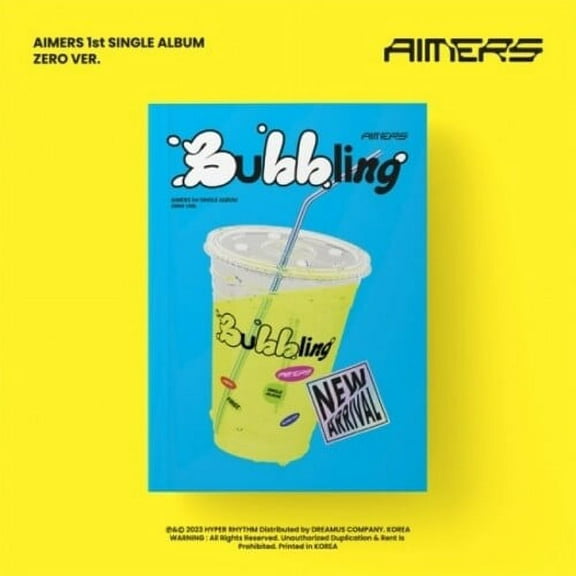 Aimers 1st Single K-Pop Album Bubbling Zero Version Music CD Photobook Edition