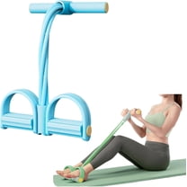 Stirrup Puller, 21 Fitness Resistance Bands-4 Tube Pedal Ankle Puller, Natural Latex Tension Rope Fitness Equipment for Abdomen/Waist/Arm/Leg