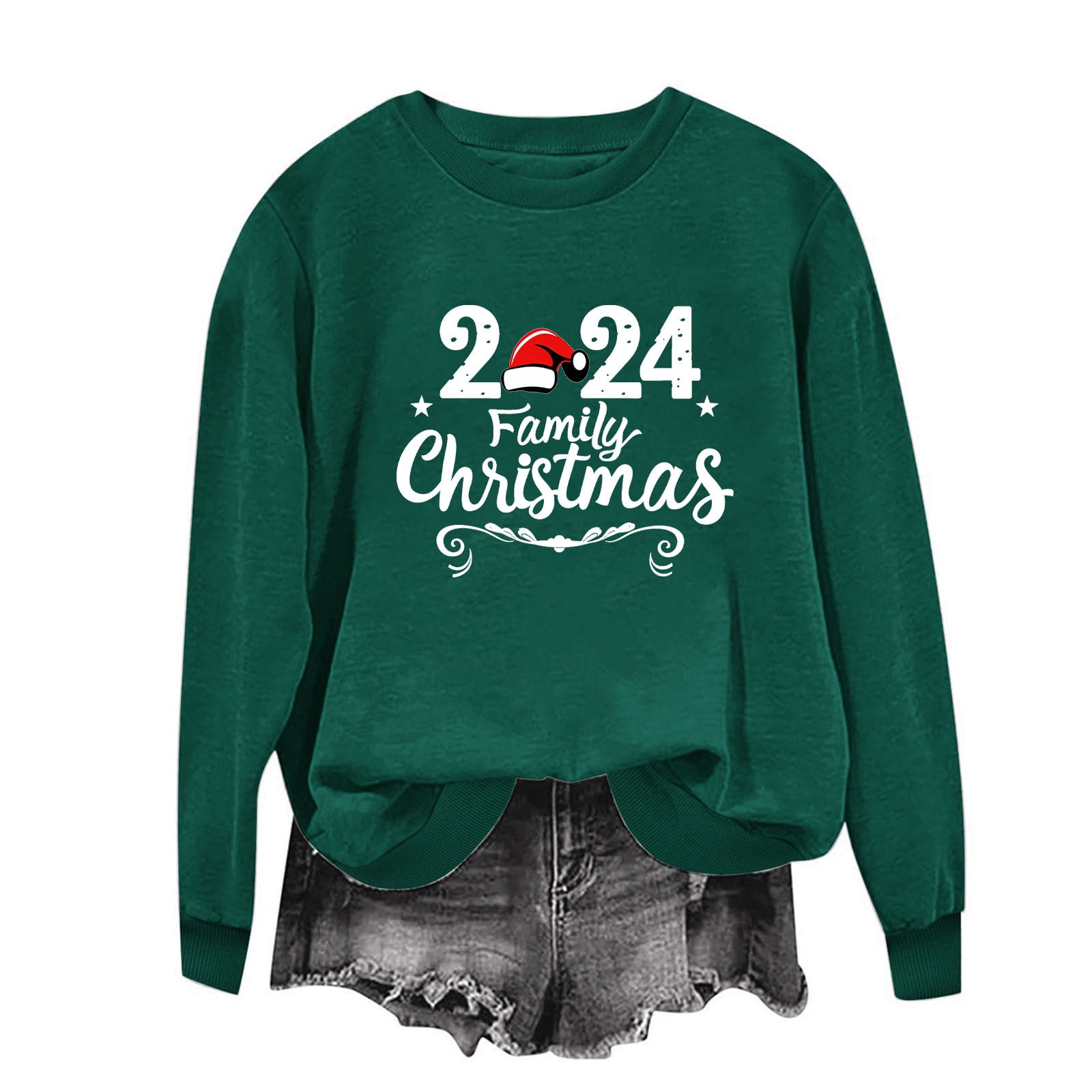 Aimik Cyber and Monday Deals Ugly Christmas Sweatshirt Women