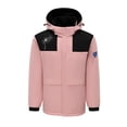 thumbnail image 1 of Aimik Hanes Heated Jackets for Women Winter Warm Ski Outdoor Hunting Windbreaker Jacket Electric Heating Body Warmer Hooded Coats-Pink XXXL, 1 of 3