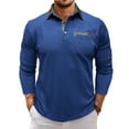 Aimik Men's Long Sleeve Golf Polo Shirts Collared Athletic Quick