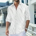 thumbnail image 1 of Aimik Hanes Up to 65% off Clearance Mens Casual Button Down Shirts Solid Long Sleeve Spread Collar Dress Shirt Summer Beach Shirt-White L, 1 of 6