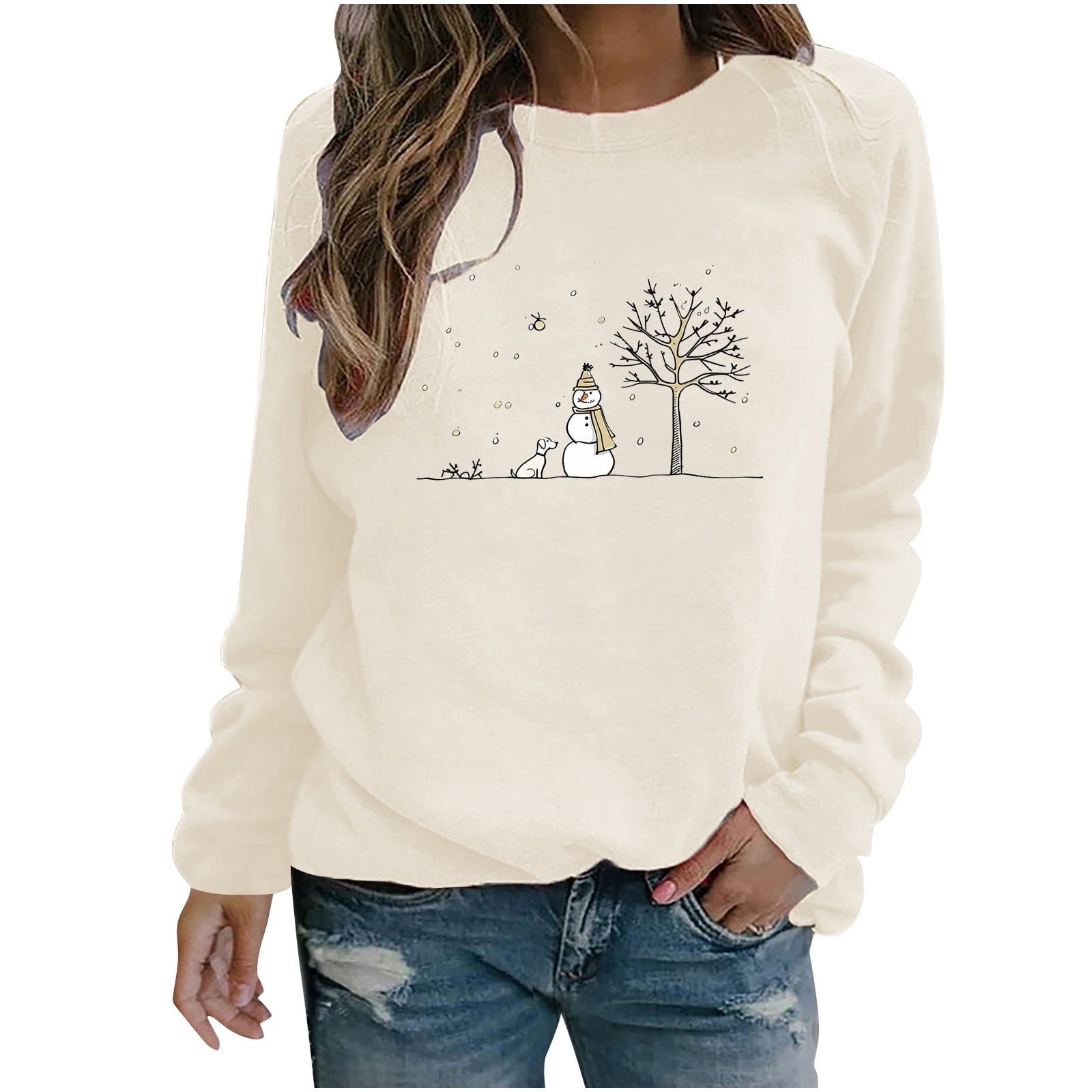 Funny Teacher Christmas Sweatshirt - 'Proud Supporter Of Snow Days' Crewneck Pullover, Holiday Gift For Educators