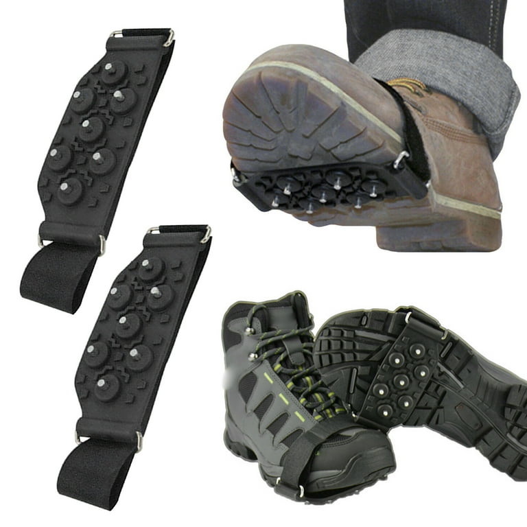 Gripper Spikes For Shoes Boot Spikes For Snow And Ice With 5 Tooth Anti  Slip Shoes And Boots Steel Nails For Winter Outdoor - AliExpress