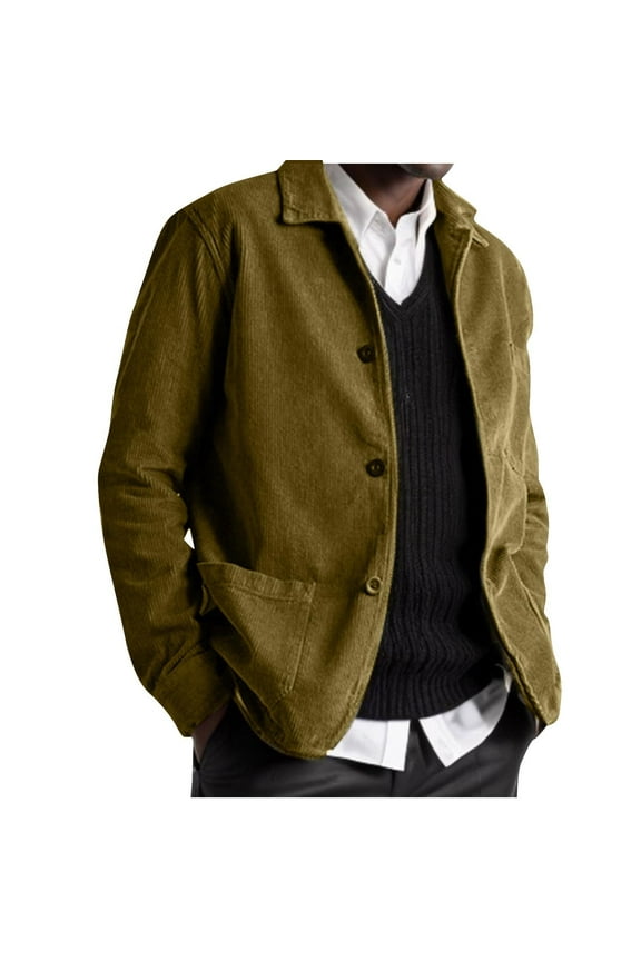 Hanes 2025 Clearance Sale Men's Jackets Zipper Shirt Long Sleeve Ribbed Shacket Lightweight Shirt Jacket Water Resistant Performance Bomber Jacket -Army Green M