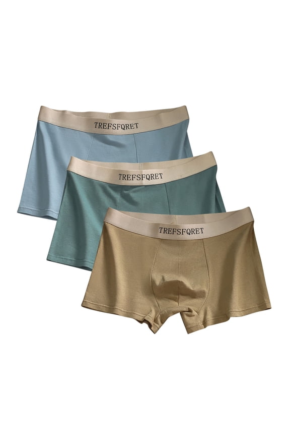 Hanes 3Pcs Men's Bamboo Comfy Silk Long Boxers, Fashion Sports Briefs, Breathable Comfortable Underwear-Gray XL