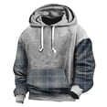 thumbnail image 1 of Aimik Hanes Men's Athletic Hoodies Fleece Lined Thermal Sweatshirt Workout Soft Pullover Long Sleeve Hoodies with Pocket-Navy XXXL, 1 of 2