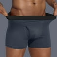 thumbnail image 1 of Aimik Hanes Men's Ball Pouch Bulge Boxer Briefs Modal Microfiber Trunks Underwear Breathable Boxers Short Leg Comfort Undershirts-Dark Gray XXL, 1 of 3