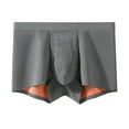 thumbnail image 1 of Aimik Men's Boxer Briefs, Breathable Modal Mens Underwear with Support Pouch, Tag-Free Trunks Underwear-Dark Gray XXXL, 1 of 5