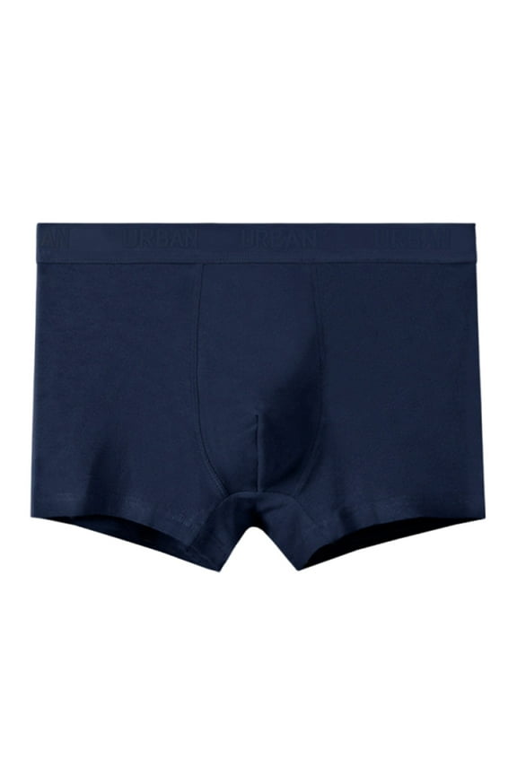 Hanes Men's Boxer Briefs, Sexy Silky Breathable Ice Silk Mens Trunks Underwear, Underwear for Men-Dark Blue XXL