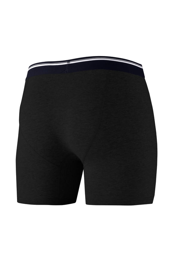 Hanes Men's Boxer Briefs Underwear,Men's Cotton Boxer Brief,Ultra Soft Boxers for Men,Men's Underwear Boxer Briefs-Black L
