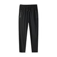 thumbnail image 1 of Aimik Hanes Men's Summer Lightweight Jogger Sweatpants Big and Tall Active Running Pants Gym Workout Pants Casual Sport Trousers Black XXXXXXXXL, 1 of 4