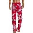 thumbnail image 1 of Aimik Hanes Mens Lounge Pants Comfy Pajama Pants Plaid Pajama Bottoms with Pockets Drawstring Pj Bottoms Pants Unisex Christmas Pajama Pants-White-4 XL, 1 of 5