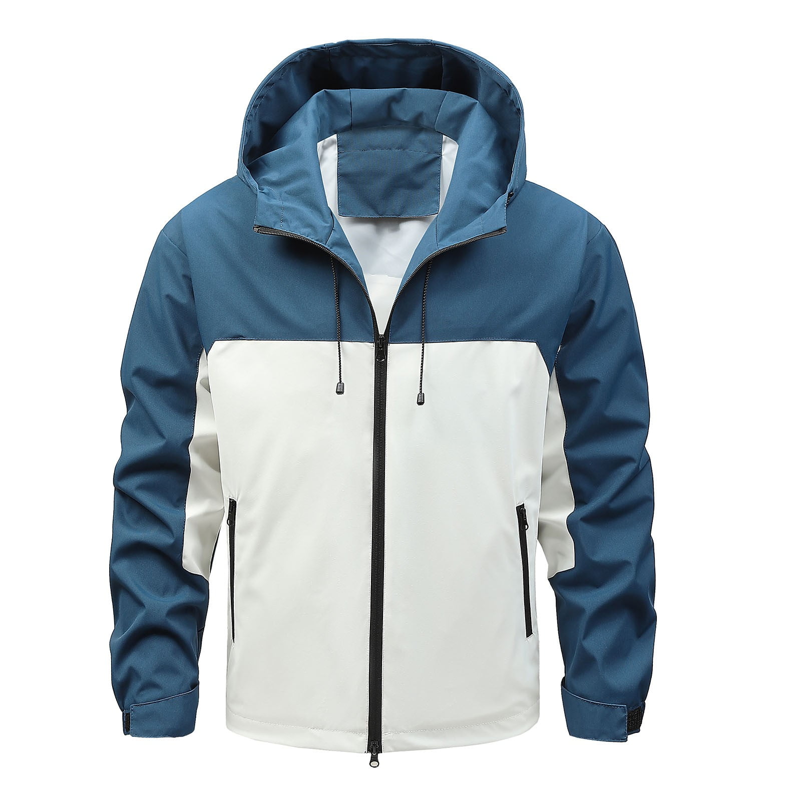 Rain Jacket For Men, Mens Waterproof Raincoat Lightweight Rain Jackets Outdoor Rain Coat Windbreaker With Hood