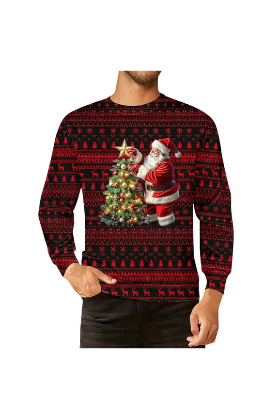 Hanes Ugly Christmas Sweater for Women Men Xmas Knit Long Sleeve Pullover Novelty Sweaters Top