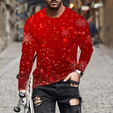 Aimik Hanes Ugly Christmas Sweaters for Men Holiday Xmas Sweater Pullover Warm Stretchy Soft Breathable