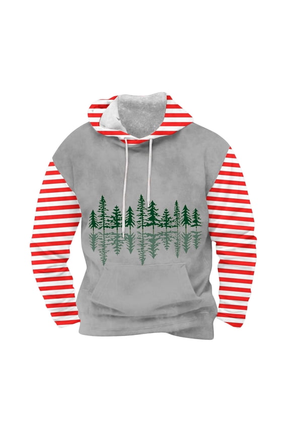 Up to 65% off Men's Ugly Christmas Sweatshirt Hoodie - Funny and Tacky Stripe Christmas Sweaters Hoodies for Men