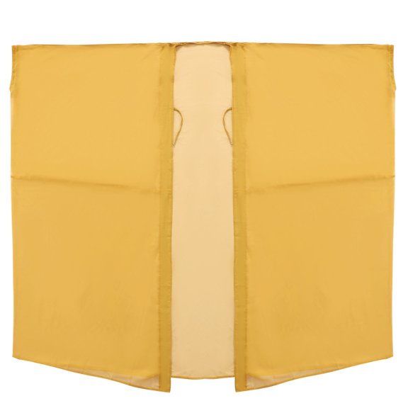 Aimik Hanes Up to 65% off clearance Muslim Men's Pure Color Long Sleeves Bisht Cardigan Robe Ramadan Eid Thobe-Yellow M