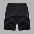 thumbnail image 1 of Aimik Men's Active Sport Shorts Side Zippered Pockets Contrast Stripe Quick-Dry Summer Shorts for Running Gym Training Athletics, 1 of 6