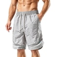 thumbnail image 1 of Aimik Men's Basketball Training Shorts Contrast Piping Detail Moisture-Wicking Summer Sports Shorts for Basketball Gym Workout, 1 of 5