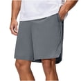 thumbnail image 1 of Aimik Men's Breathable Gym Shorts Perforated Mesh Side Panels Elastic Drawstring Quick-Dry Summer Shorts for Fitness Outdoor Sports, 1 of 6