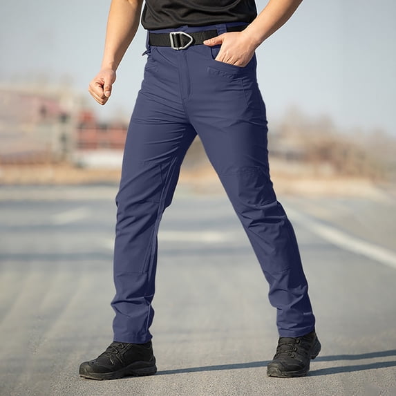Aimik Men's Quick-Dry Hiking Pants Stretch Water-Resistant Outdoor Trousers Lightweight Travel Slacks for Camping and Trekking