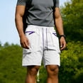 thumbnail image 1 of Aimik Men's Running Shorts Contrast Drawstring Zip Pockets Quick-Dry Polyester Summer Shorts for Training Gym Outdoor, 1 of 6