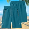 thumbnail image 1 of Aimik Men's Running Training Shorts Reflective Stripes Zippered Pockets Moisture-Wicking Summer Shorts for Jogging Gym Workout, 1 of 6