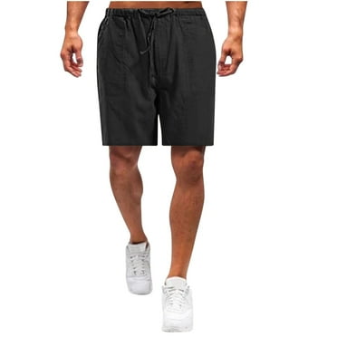 Aimik Mens Short Pants Linen Plus Pocket Shorts