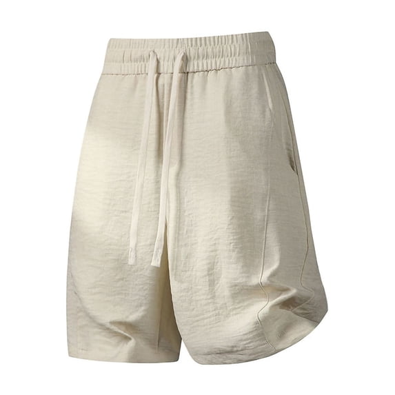 Aimik Mens Shorts Relaxed Fit Drawstring Closure Mens Vacation Shorts Summer Breathable Fabric Fashion Shorts for Beach or Resort