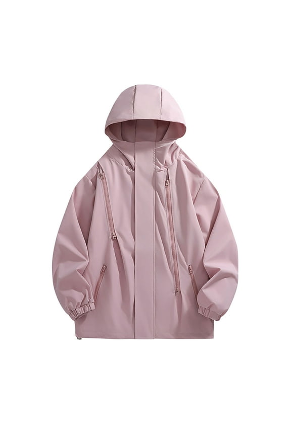 Mens Spring And Fall Punching Jacket Thin Section Outdoor Mountaineering Riding Windproof Work Coats