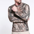 thumbnail image 1 of Aimik Mens Summer Lightweight Breathable Simple Camouflage Sunscreen Uv Quick Dry Long Sleeve Tops, 1 of 4