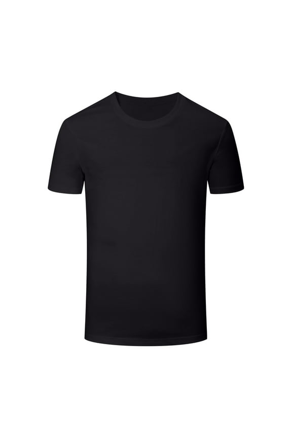 New Waterproof Stain Resistant T-Shirt Solid Color Short Sleeve Breathable Quick Drying Tops