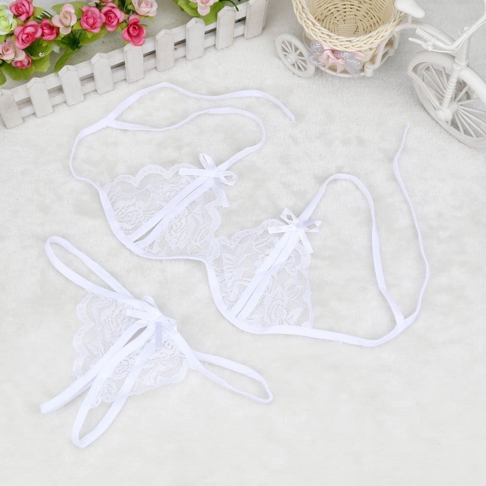 Msaikric Lace Thong Underwear for Women Petite Seamless Lingerie Girls See  Through String Lace Pantie High Waist Underpants White : :  Clothing, Shoes & Accessories