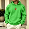 thumbnail image 1 of Aimik Plus Size Pullover Hoodie for Men Stylish Graphic Print Minimalist Fleece Hooded Sweatshirt with Kangaroo Pocket, 1 of 6