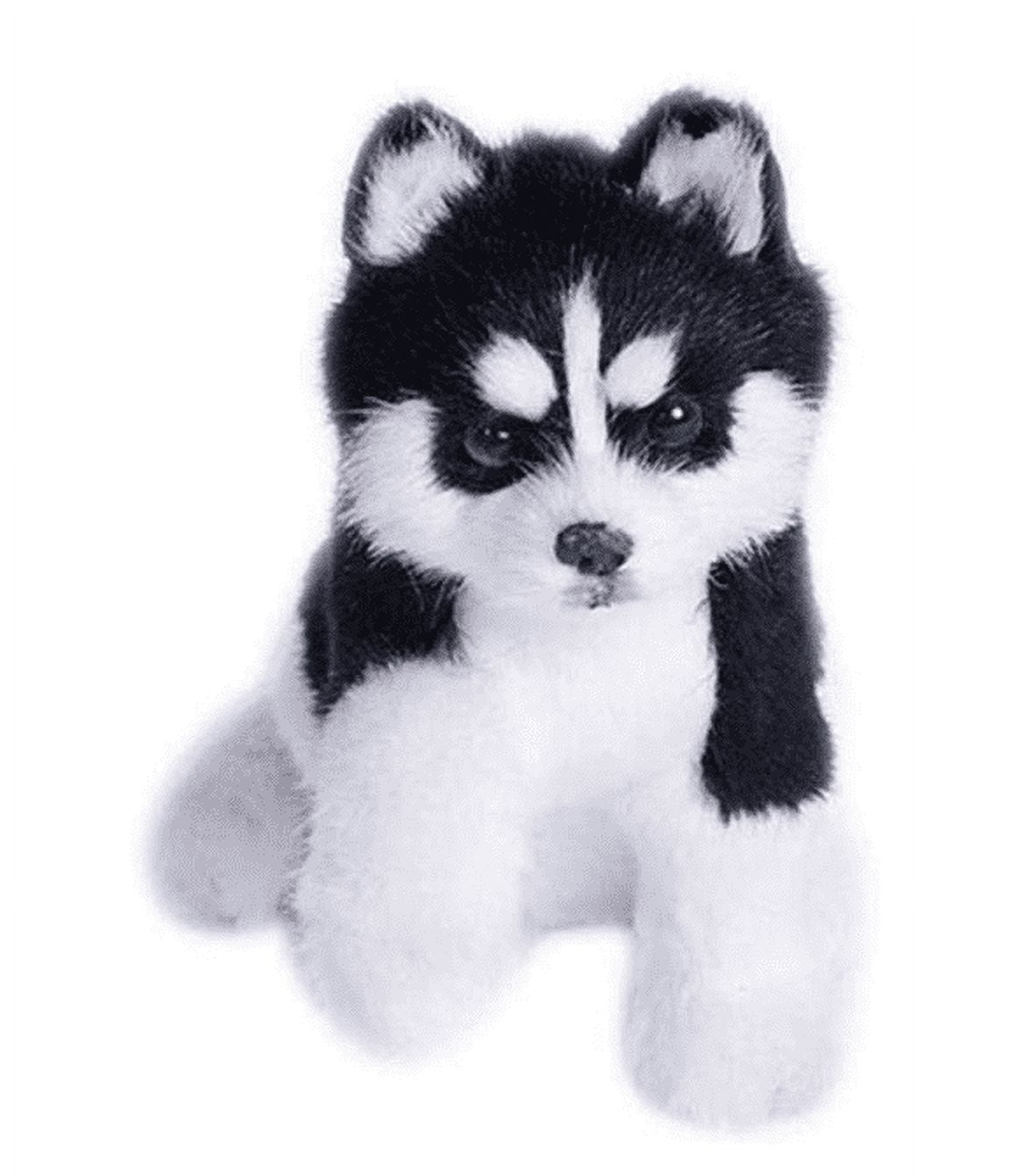 Chongker Husky Dog 100% Handmade Realistic Stuffed Dog Plush Toy Dog for  Women Kids Doglover,lifelike Dog Replica Christmas Gift 