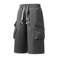 thumbnail image 1 of Aimik Relaxed Cargo Shorts for Men Large Flap Pockets Drawstring Waist Mens Casual Shorts Summer Durable Street Shorts for Daily, 1 of 5