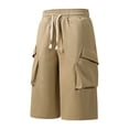 thumbnail image 1 of Aimik Relaxed Cargo Shorts for Men Large Flap Pockets Drawstring Waist Mens Casual Shorts Summer Durable Street Shorts for Daily, 1 of 5