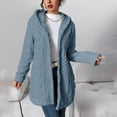 thumbnail image 1 of Aimik Women Fuzzy Fleece Pullover Sherpa Lined Tunic Winter Warm Fluffy Outerwear Sweatshirt with Pockets and Buttons for Cold Days, 1 of 6