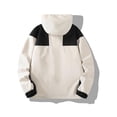 thumbnail image 1 of Aimik Women's Classic Color-Block Hooded Windbreaker Jacket Lightweight Water-Resistant Jacket with Button Front for Spring Fall, 1 of 6