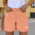 thumbnail image 1 of Aimik Women's Distressed Denim Shorts Ripped Summer Jeans Shorts with Pockets High Waist Trendy Loose Fit Denim Shorts, 1 of 6